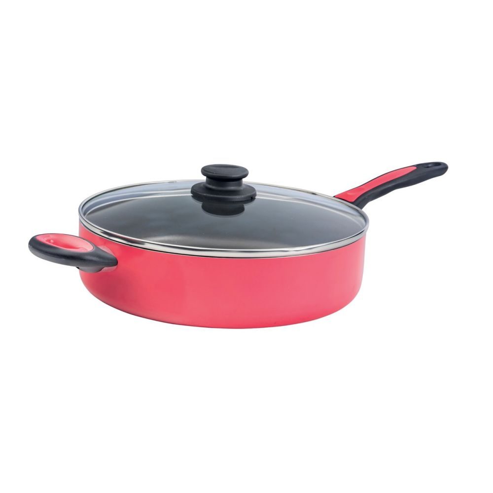 SIMPEX Color Schmorpfanne mit Glasdeckel 28 cm / Coral online kaufen ...