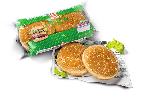 Produktbild von S-BUDGET, 4 Maxi-Burger Brötchen
