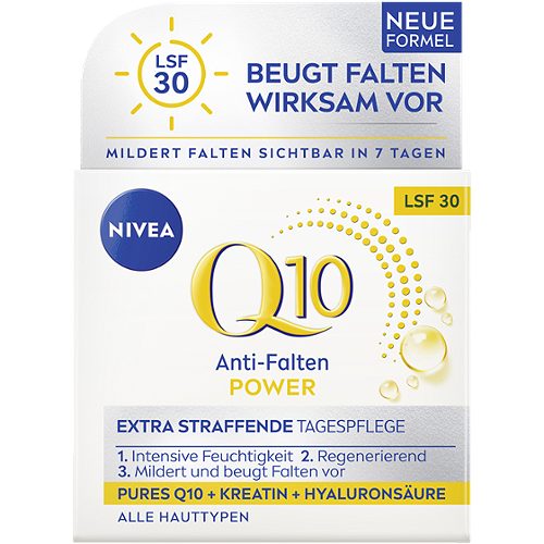 Produktbild von Nivea, Anti-Falten Tagescreme Q10 Power / LSF 30 50ml