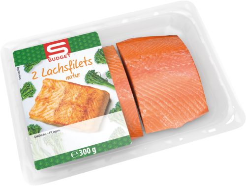 Produktbild von S-BUDGET, Lachsfilet natur