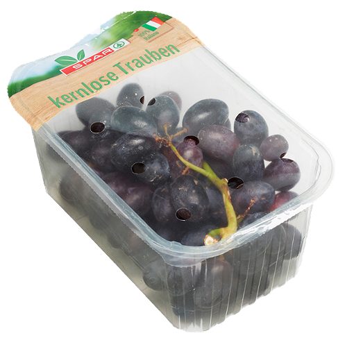 Produktbild von SPAR, Trauben rot/blau kernlos