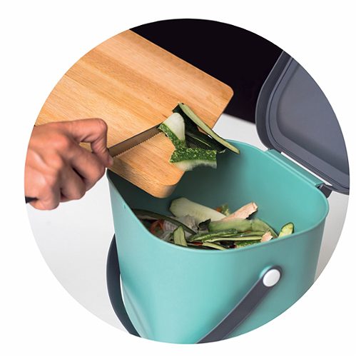 Produktbild von Rotho, Recycling Müllsystem ALBULA 6 L anthrazit