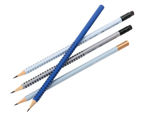 Produktbild von Faber Castell, Bleistift Grip 2001, HB, Radierer