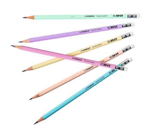 Produktbild von STABILO, Bleistifte Swano pastel, HB 6 Stück