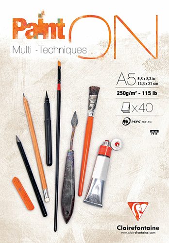 Produktbild von Malblock A5 Paint'On 40 Bl.,