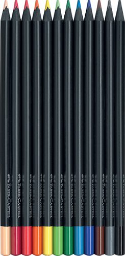 Produktbild von Faber Castell, Buntstifte Black Edition 12 Farben