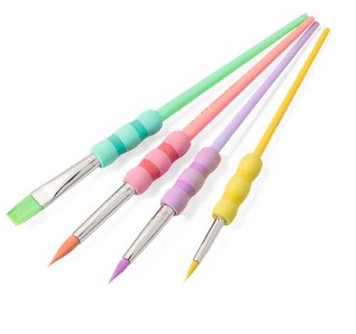 Produktbild von Faber Castell, Pinselset Soft-Touch 4 verschiedene Größen