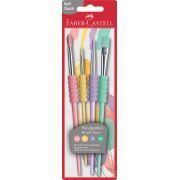 Faber Castell Pinselset Soft-Touch 4 verschiedene Größen