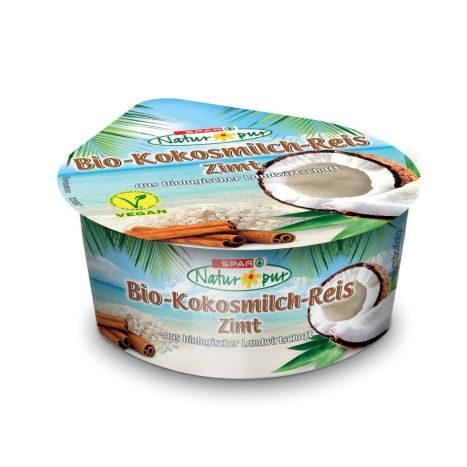 SPAR Natur*pur Bio-Kokosmilch-Reis Zimt