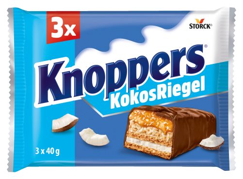 Produktbild von Knoppers, Nussriegel Kokos 3er