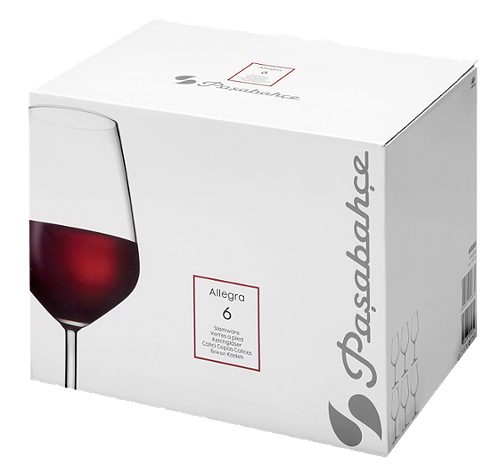 Produktbild von Pasabahce, Rotweinglas Allegra 49cl 6er
