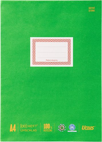 Produktbild von Ursus OE, Heftumschlag aus Papier A4, grün