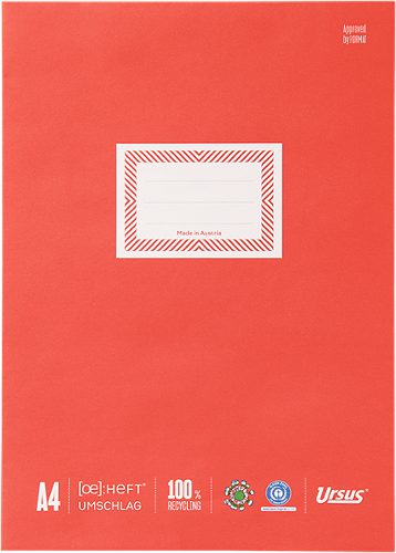 Produktbild von Ursus OE, Heftumschlag aus Papier A4, rot