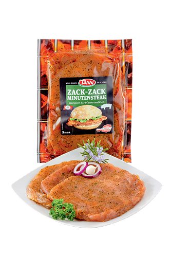 Produktbild von TANN, Zack-Zack Minutensteak vom Schwein, mariniert