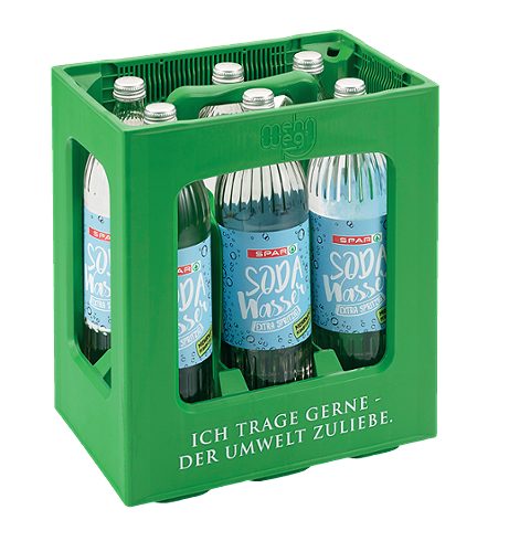 Produktbild von SPAR, Sodawasser extra spritzig