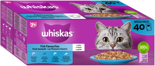 Produktbild von Whiskas, Katzenfutter Fisch 40x85g