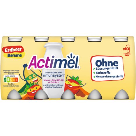 Actimel Multifruit Family Pack 10 x 100g (1kg)