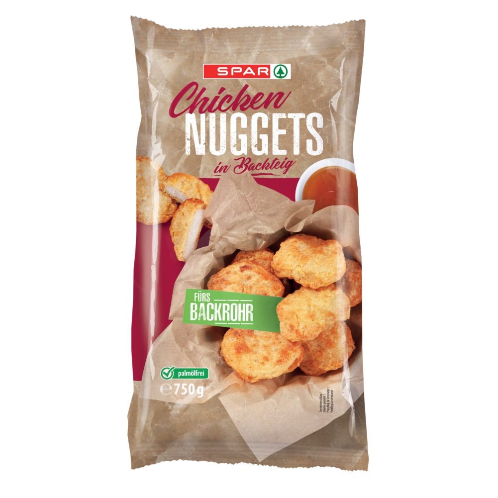 SPAR - Chicken Nuggets in Backteig 750 G