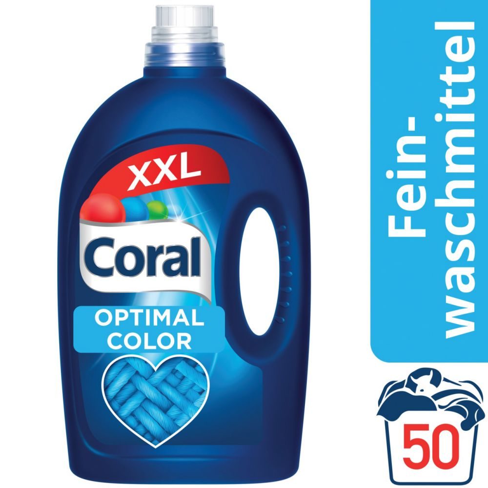 Coral Flüssigwaschmittel Optimal Color 50WG online kaufen | INTERSPAR