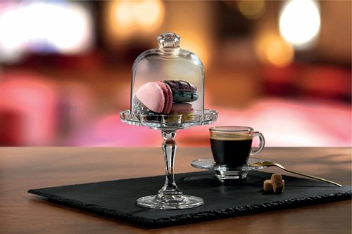 Produktbild von Pasabahce, Mini Patisserie Servierplatte mit Fuß + Haube Ø 11 cm