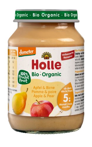 Produktbild von Holle, Bio-Gläschen Apfel & Birne