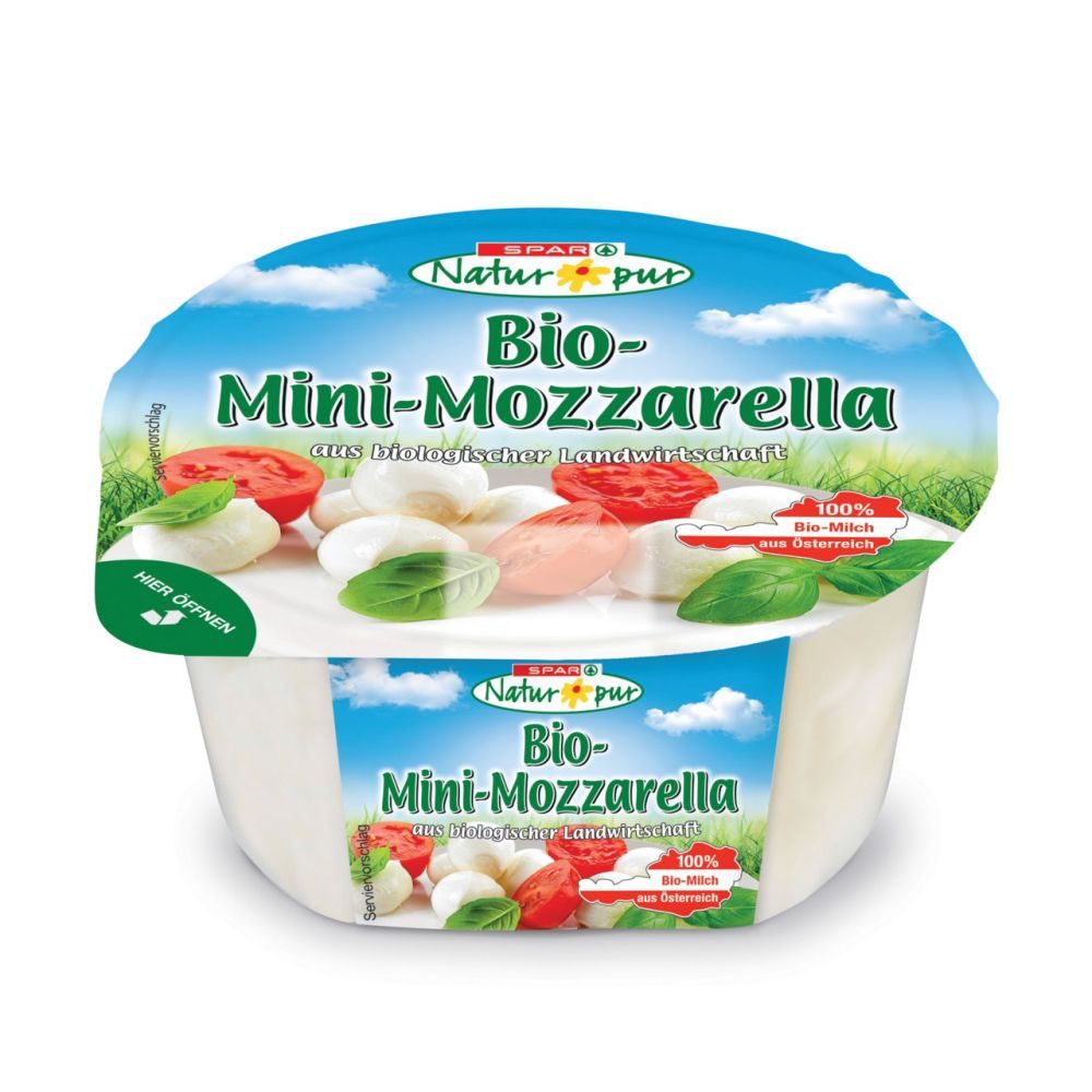 SPAR Natur*pur BioMiniMozarella 125 G online kaufen INTERSPAR