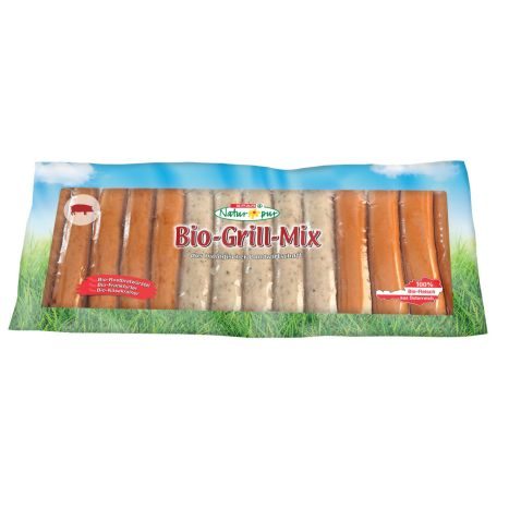 SPAR Natur*pur Bio Grill Mix 300 G SPAR Natur*pur Bio Berner Würstel 3 Stück 250 G