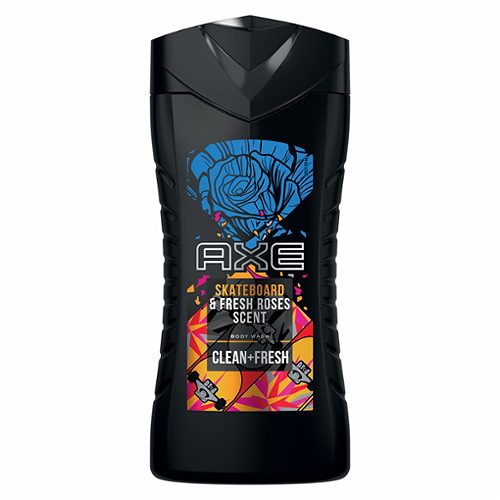 Produktbild von Axe, Duschgel Skateboard & Fresh Roses Scent 250ml