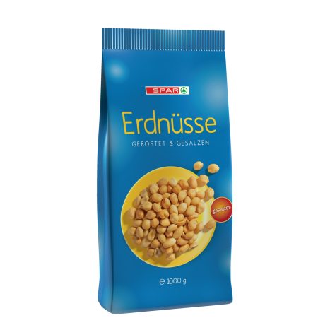 SPAR Erdnuesse ger. ges. 1KG    GVE 10