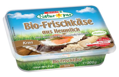 Produktbild von SPAR Natur*pur, Bio-Frischkäse aus Heumlich mit Kren