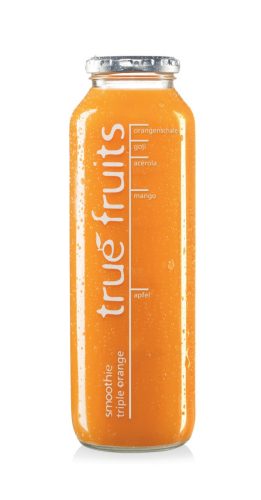 Produktbild von true fruits, smoothie triple orange