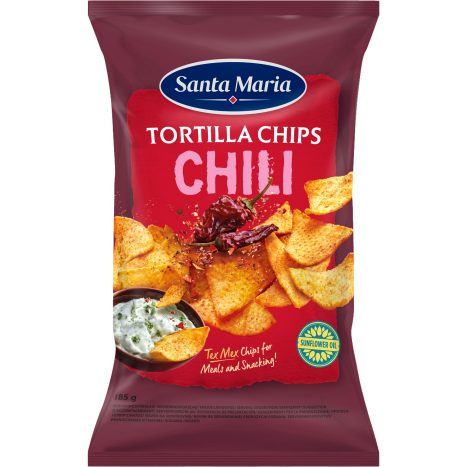 SantaMariaChipsTort.Chili 185g  GVE 15