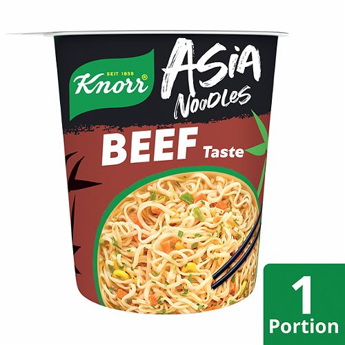 Produktbild von Knorr Asia, Noodels Snack Becher Beef Taste