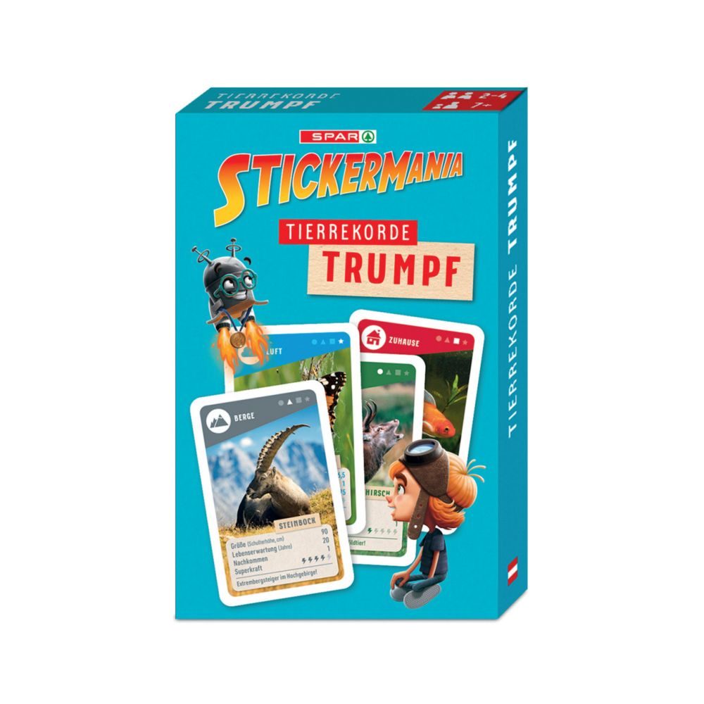 Stickermania 2021 Kartenspiel 3 Tierrekorde Trumpf online kaufen INTERSPAR