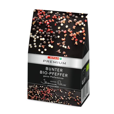 SPAR PREMIUM Edition Johanna Maier Bunter Bio-Pfeffer ganze Pfefferkörner 60g