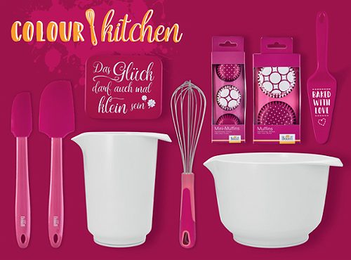 Produktbild von Birkmann Colour Kitchen, Mini-Teigschaber 27cm Granita