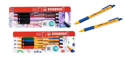 Produktbild von STABILO, Kugelschreiber pointball 4 Farben