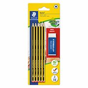 Staedtler Bleistift Noris Set 5 Stück inkl. Radiergummi