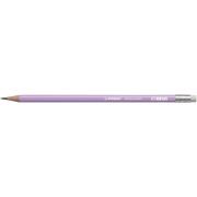 STABILO Bleistift mit Radierer swano Pastel lila