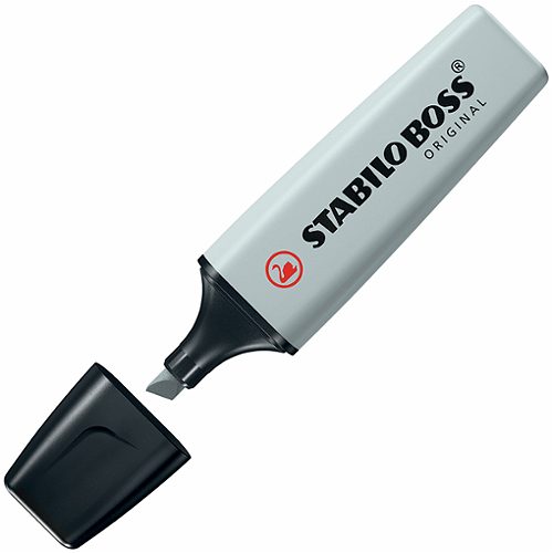 Produktbild von STABILO, Textmarker Boss pastell seidengrau