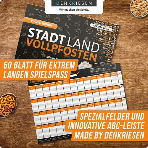 Produktbild von Denkriesen, Stadt Land Vollpfosten