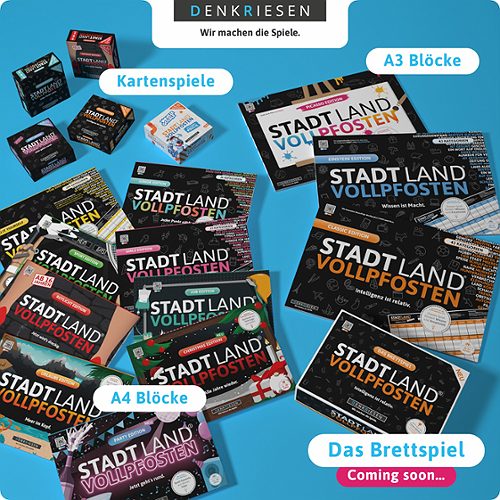 Produktbild von Denkriesen, Stadt Land Vollpfosten
