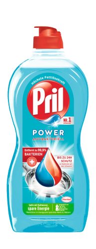 Produktbild von Pril Power, Geschirrspülmittel Antibakteriell 450ml