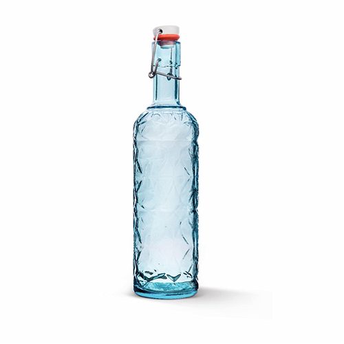 Produktbild von Bormioli Rocco, Flasche Oriente 1L blau