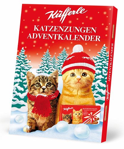 Produktbild von Küfferle, Adventkalender Katzenzungen