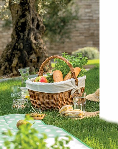 Produktbild von Eine Welt Handel, Picknickkorb mit Stoffeinsatz
