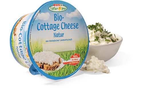 Produktbild von SPAR Natur*pur, Bio-Cottage Cheese Natur