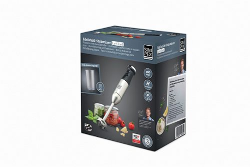 Produktbild von SIMPEX Professional, Stabmixer Edelstahl "Le Chef"