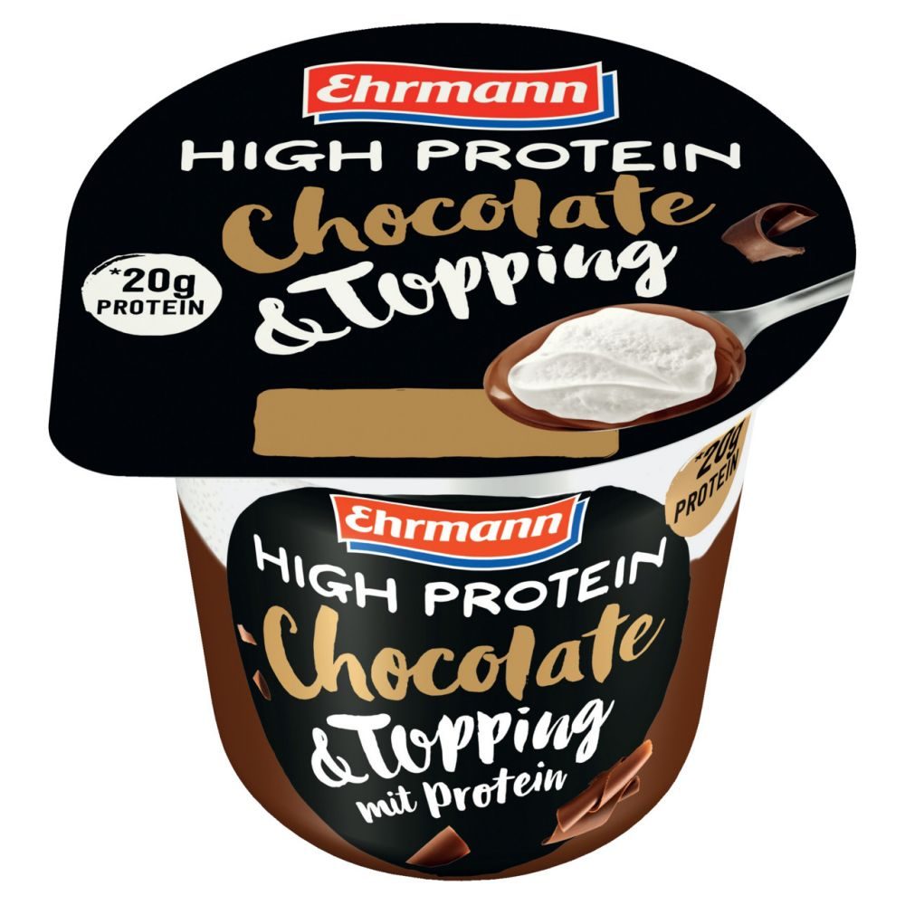 Ehrmann High Protein Pudding 8 Pack Schokolade Ehrmann High Protein Pudding Chocolate & Topping 200 G online kaufen