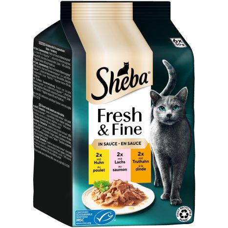 Sheba 6x50gBtl.Huhn/Lachs       GVE 6